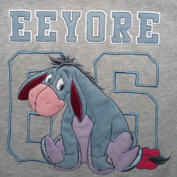 Vintage Winnie The Pooh Eeyore Embroidered Crewneck Sweatshirt - Picture 1 of 7